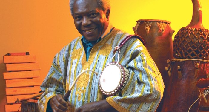 Akin Euba (1935-2020) – A Tribute photo of Akin Euba drumming